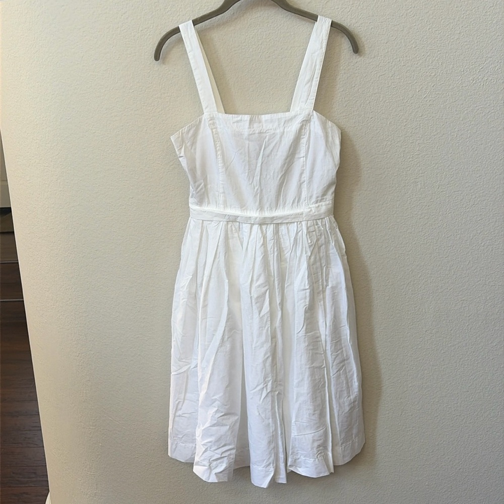 United Colors of Benetton White Cotton Dress Size XS
